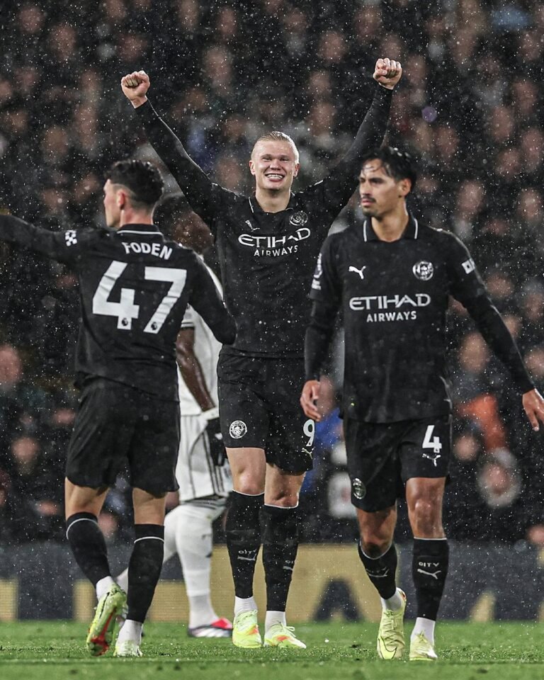 Fulham 4-5 Manchester City: Haaland, Foden Star in 9-Goal Craven Cottage Classic