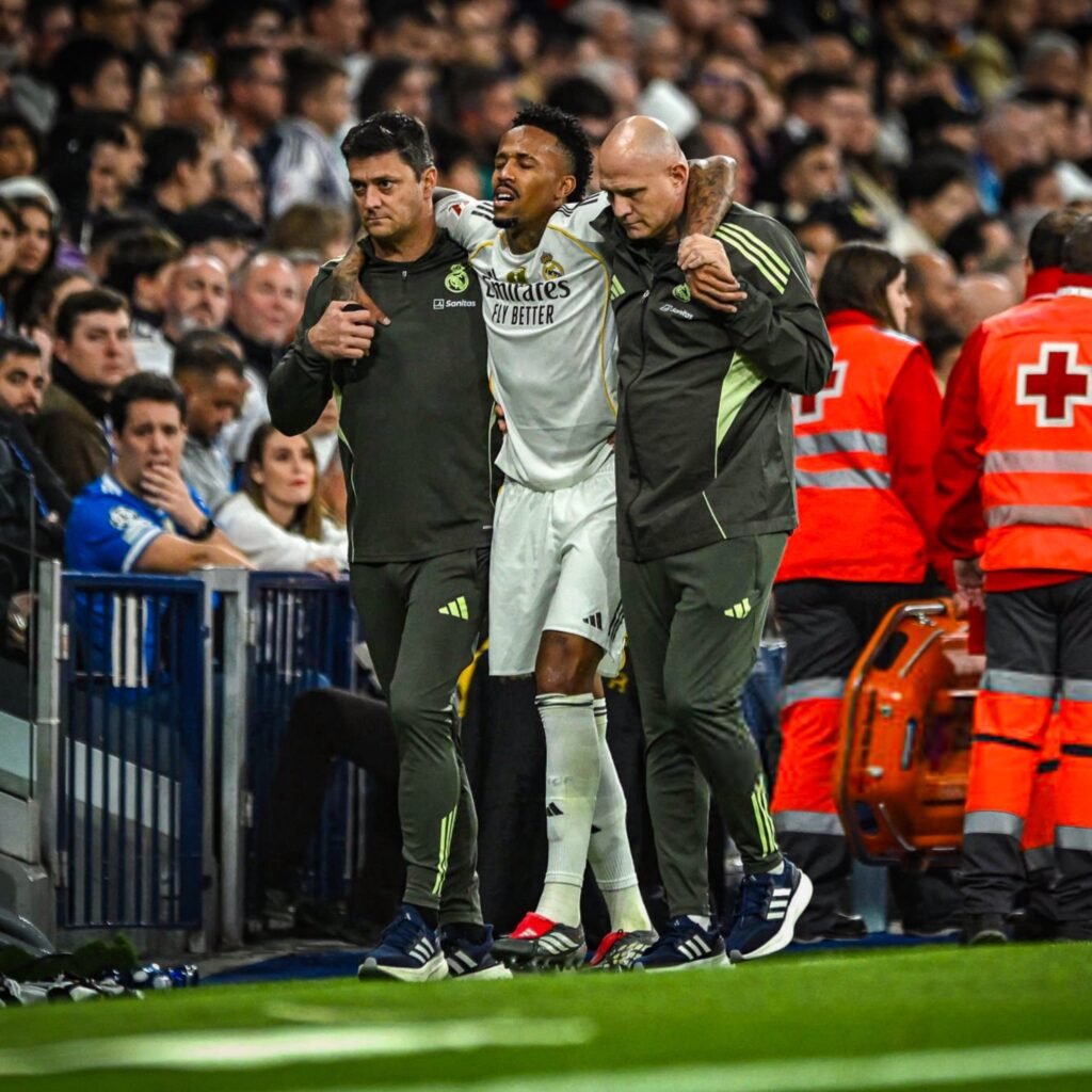 Militao out for four months